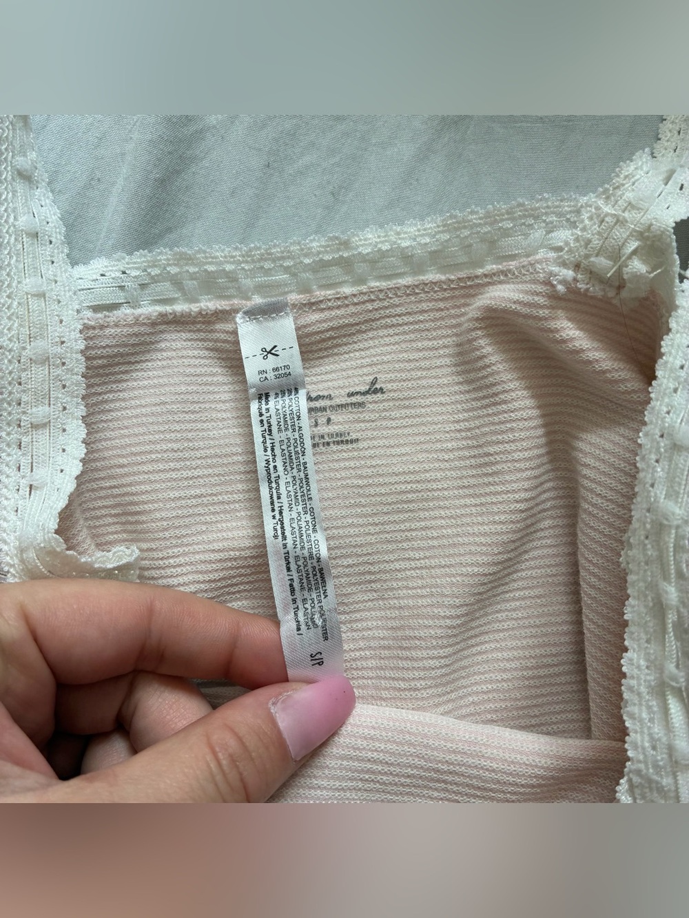 Out From Under for Urban Outfitters pink cropped top - Picture 4 of 6